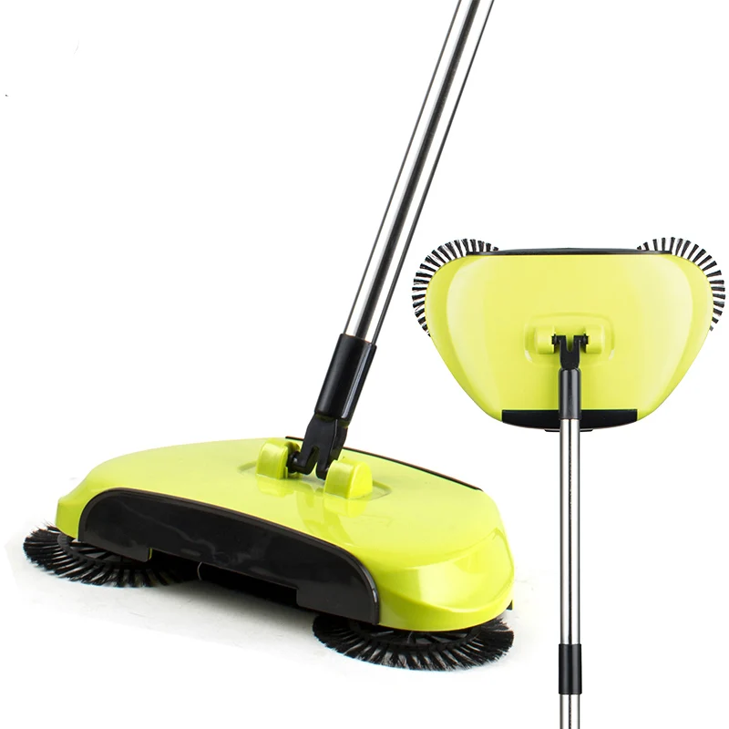 Волшебная щетка для уборки ручная метла совок вращающийся на 360 градусов дома