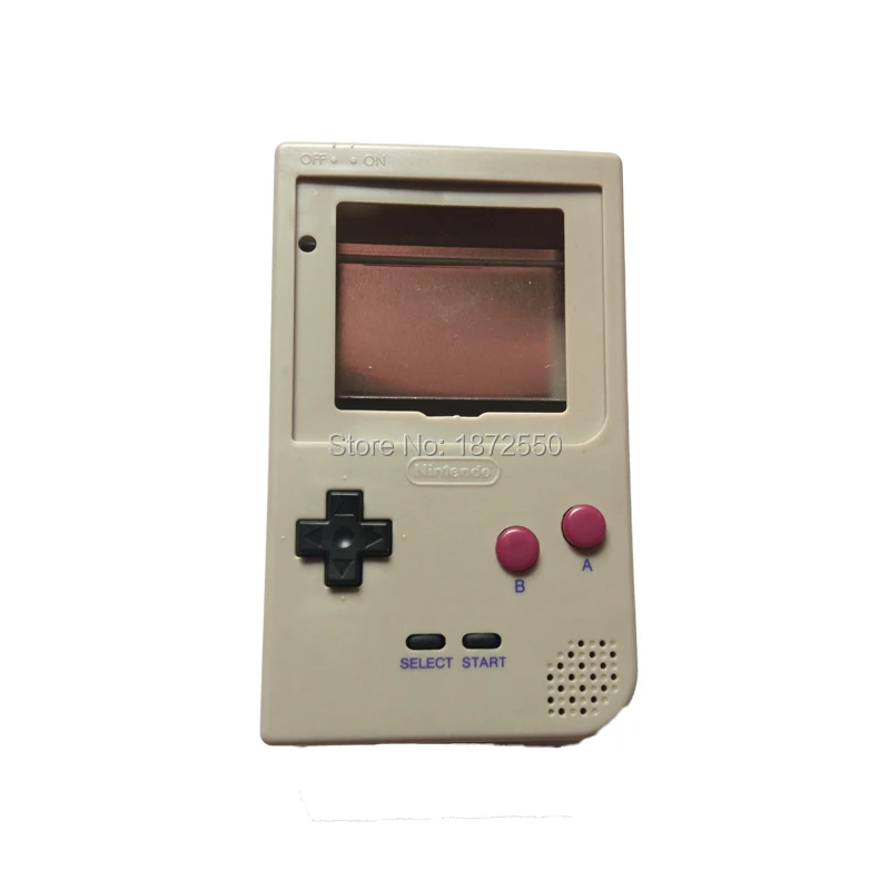 Популярные серые Цвет Замена игровой чехол Пластик основа крышка подходит GameboyGB