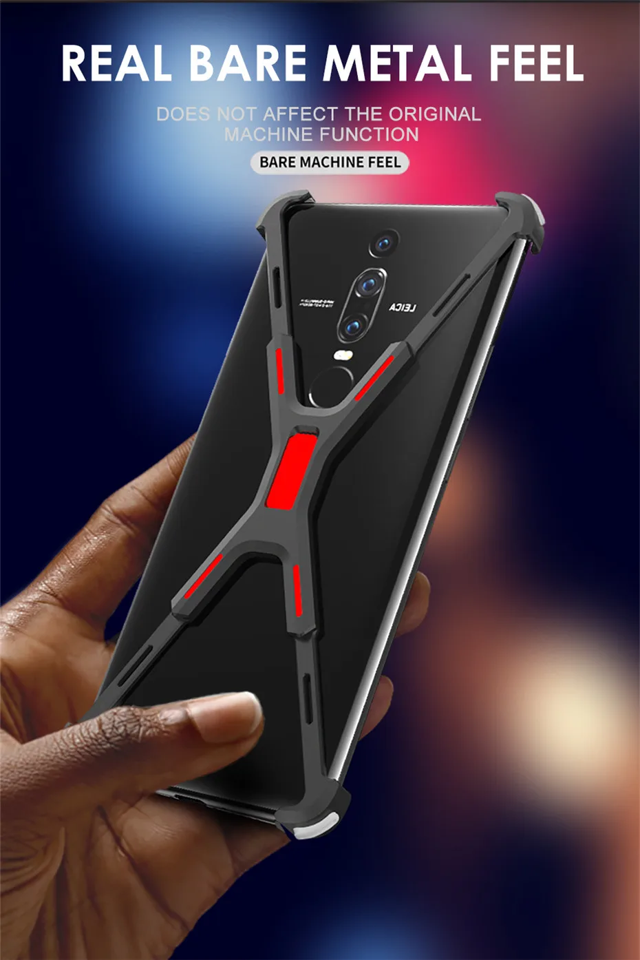 R-JUST для huawei mate RS противоударный алюминиевый металлический чехол X форма для huawei mate Rs защитная рамка бампер чехол