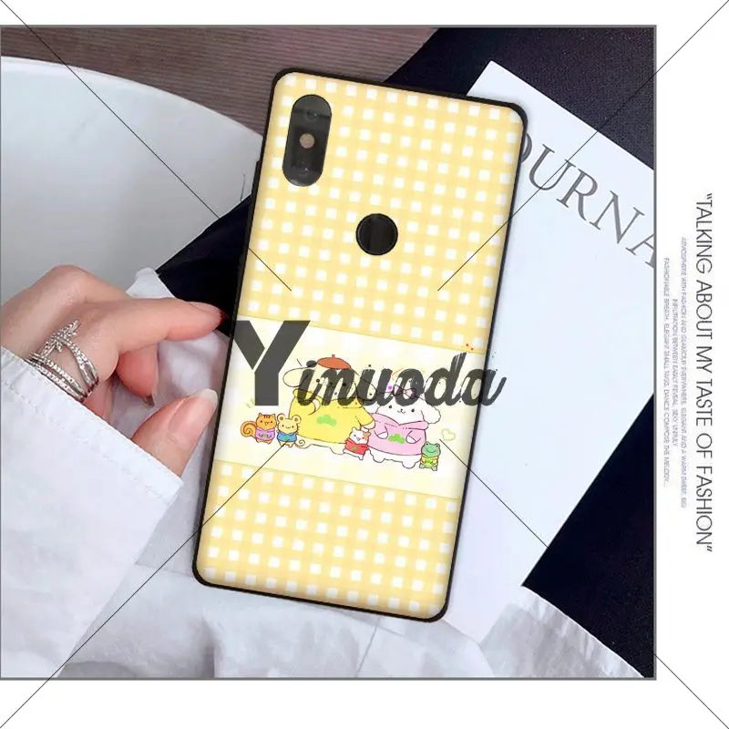 Yinuoda Sanrio pompompurin милый чехол для телефона с героями мультфильмов Xiaomi Mi 6 Mix2 Mix2S Note3 8
