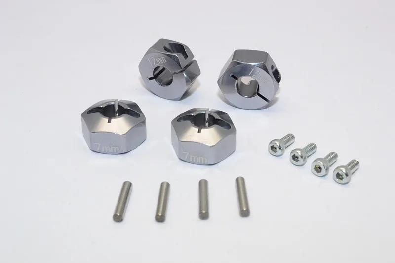 Осевой шестигранный адаптер WRAITH из сплава 1/10 (12 мм x 7 мм)-набор 4 шт. для AXIAL EXO SCX10 |