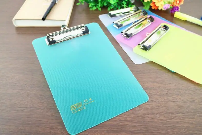 ColofficeA5 portable MDF file clip board menu clipboard with butterfly clip wooden writing cl Notebooks& Writing Pads Clipboard - Цвет: Зеленый