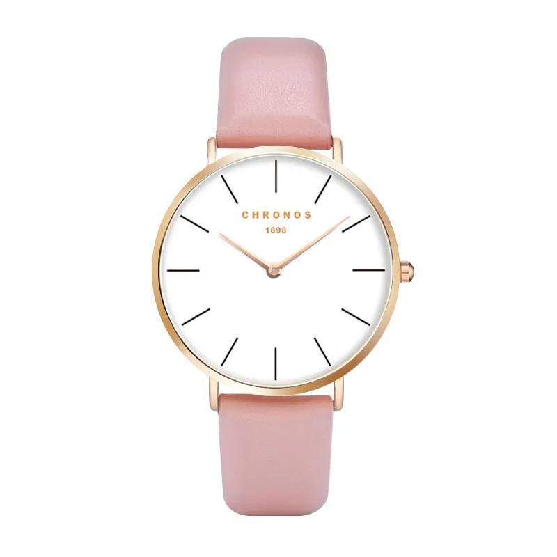 Дропшиппинг Relojes Hombre ультра тонкие молодежные модные красочные часы для женщин
