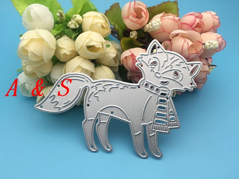 

B19 Fox METAL CUTTING DIES Scrapbook card invitation paper craft party decor embossing stencil cutter