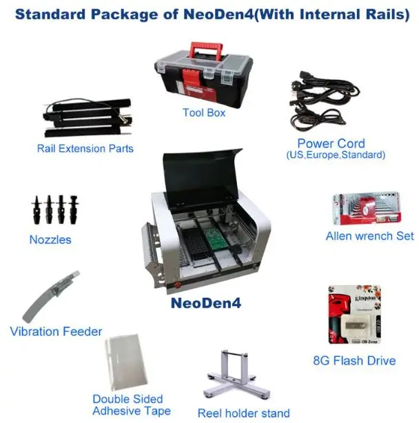NeoDen4 SMT SMD Светодиодная машина для выбора и размещения/автоматическая Монтажная