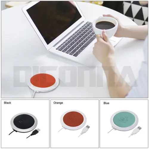 USB силиконовые тепло теплее электрической изоляции чашки Coaster теплый нагреватель
