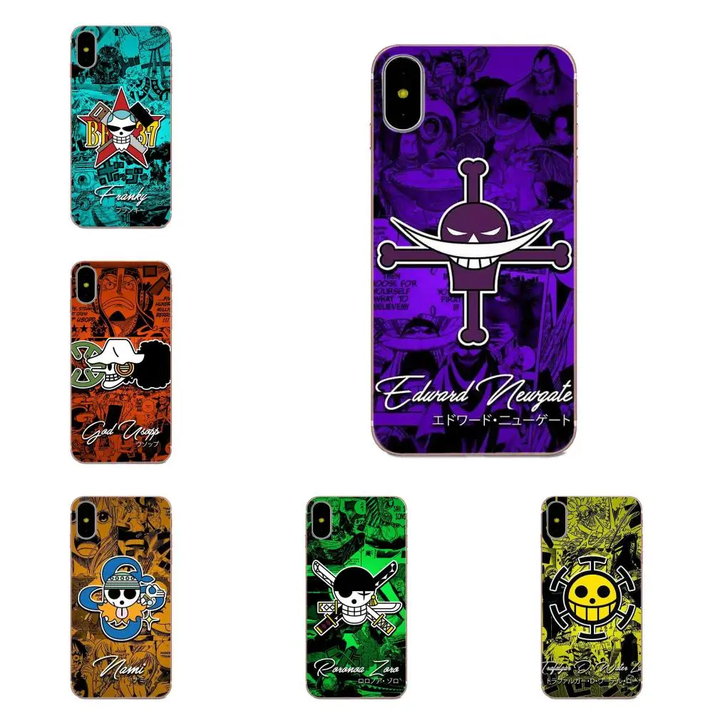 Фото Высокое качество для Huawei P7 Honor 4C 5A 5C 5X6 6C 6A 6X7 7X8 9 V8 V10 Y3II Y5II Y6II G8 Play Lite Anime One Piece Sign |