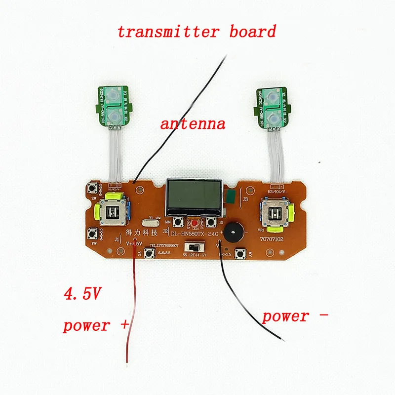2 4G 23CH пульт дистанционного управления 4 5 V передатчик 7 V/12V Улучшенная плата