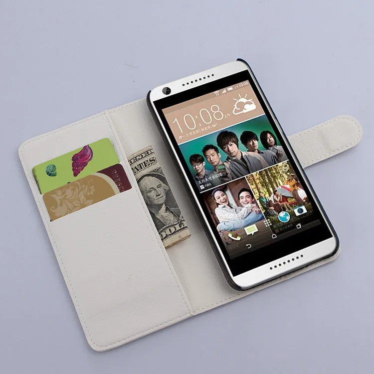 Кожаный чехол книжка для HTC Desire 626 650 Бумажник 626G + 626S 626D 626W телефона из ТПУ с