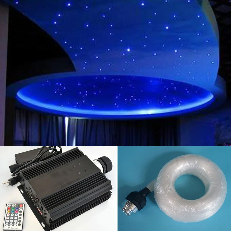 DMX 45W RGB LED комплект для потолочного светильника оптоволоконный со звездным