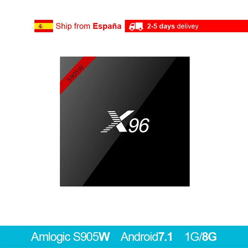 X96 Android 7 1 ТВ коробка последняя версия 18 0 Amlogic S905W г/2 г 8 г/16 Поддержка 2 4 ГГц WiFi HD к