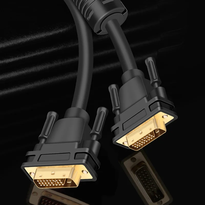 DVI Кабель d аудио Aux Jack цифровой конвертер 24 + 1 кабель HiFi позолоченный м до 15 для