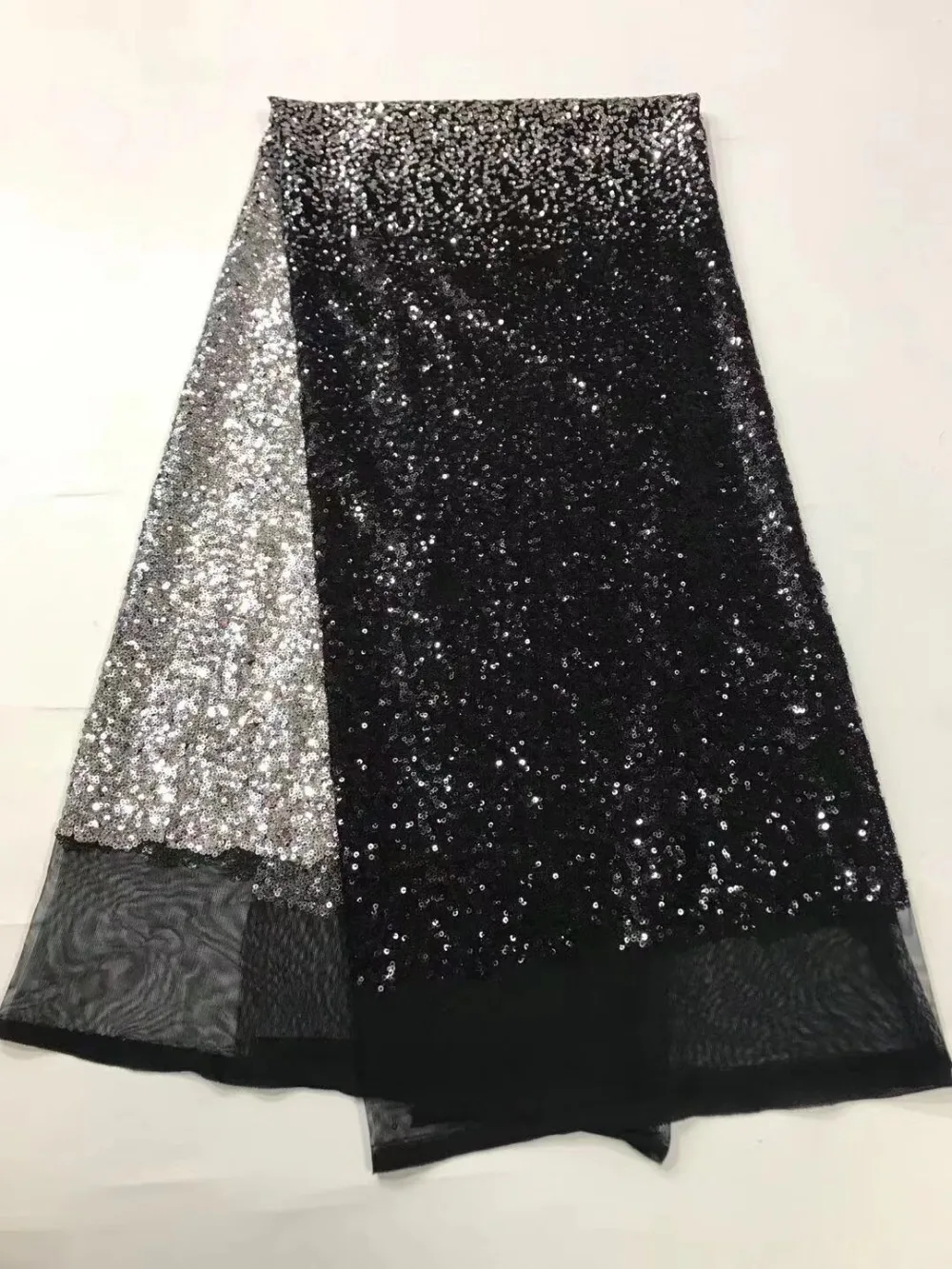 Gorgeous Luxurious Newest embroidered Mesh Tulle fabric 2018 With sequins Factory price Nigerian lace fabrics High quality | Дом и сад