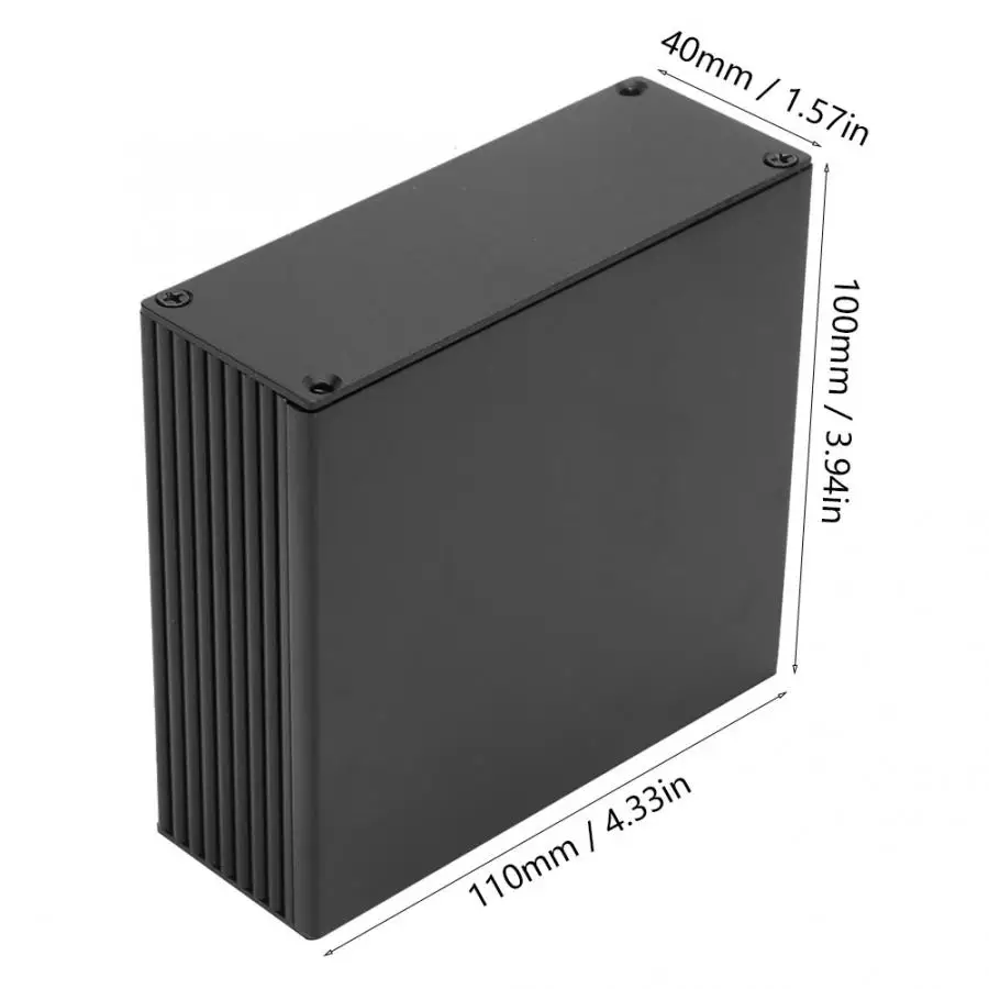 Флюоресцентная алюминиевая оболочка для чехла PCB Instrument Electronic Project Box охлаждающая