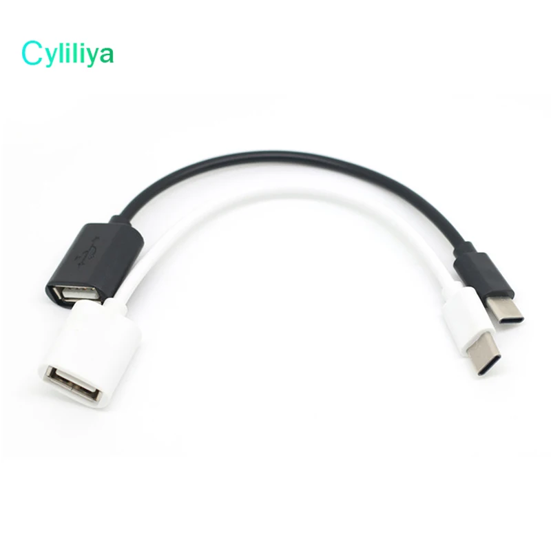 Cyliliya 100 шт. Type C Otg кабель Usb адаптер для Oneplus 3 Lg белый черный цвет оптовая продажа|otg