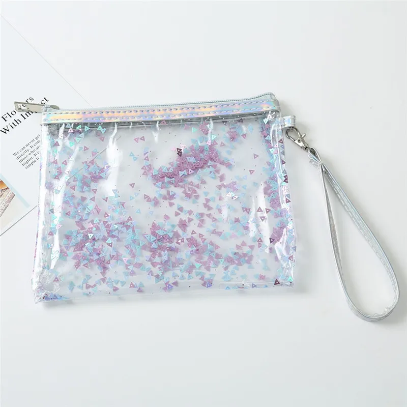 Cosmetic bag waterproof Colorful Transparent Portable Makeup Toiletry Travel Wash Toothbrush Po P#B45 dropship | Красота и здоровье