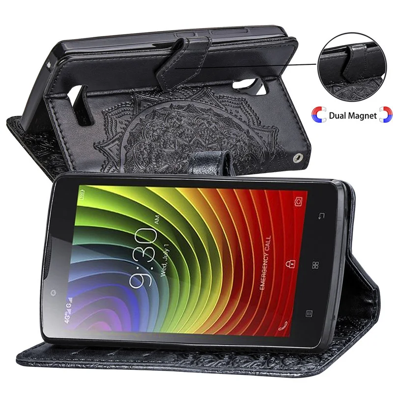 Чехол книжка из искусственной кожи для Lenovo A2010 A 2010 чехол смартфона кошелек сумка