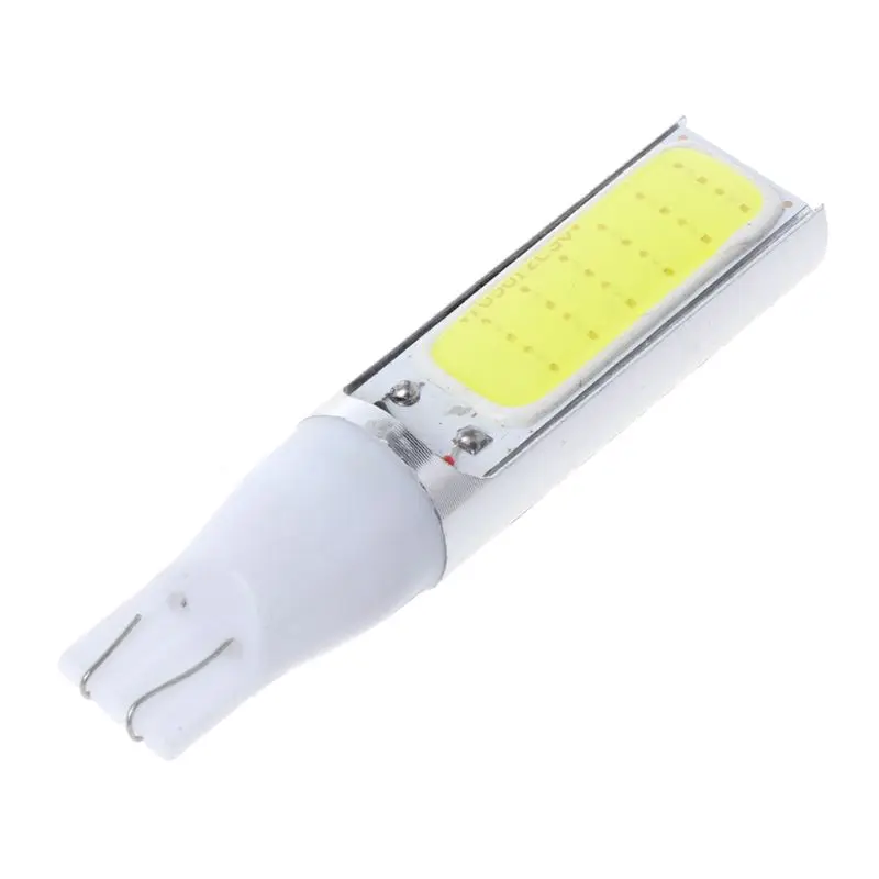 T10 10 Вт 194 168 W5W COB Светодиодный свет резервного копирования противотуманные тормозные лампы супер белый