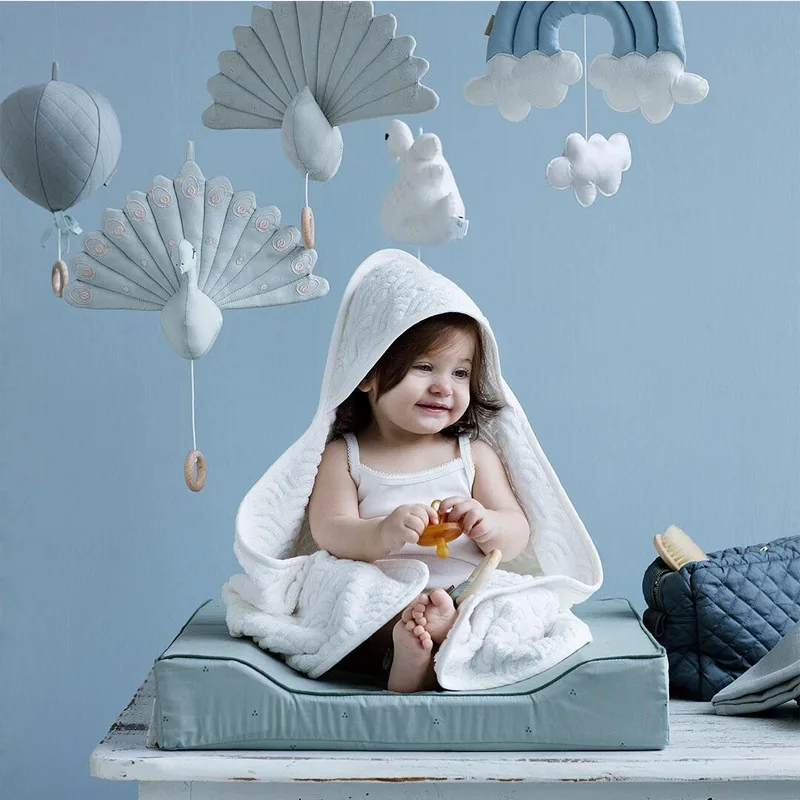 Облако детская комната babybett подвесные Детские декоративная подушка постельное белье Nordic игрушки детская спальня кроватки орнамент Опора подарок A819