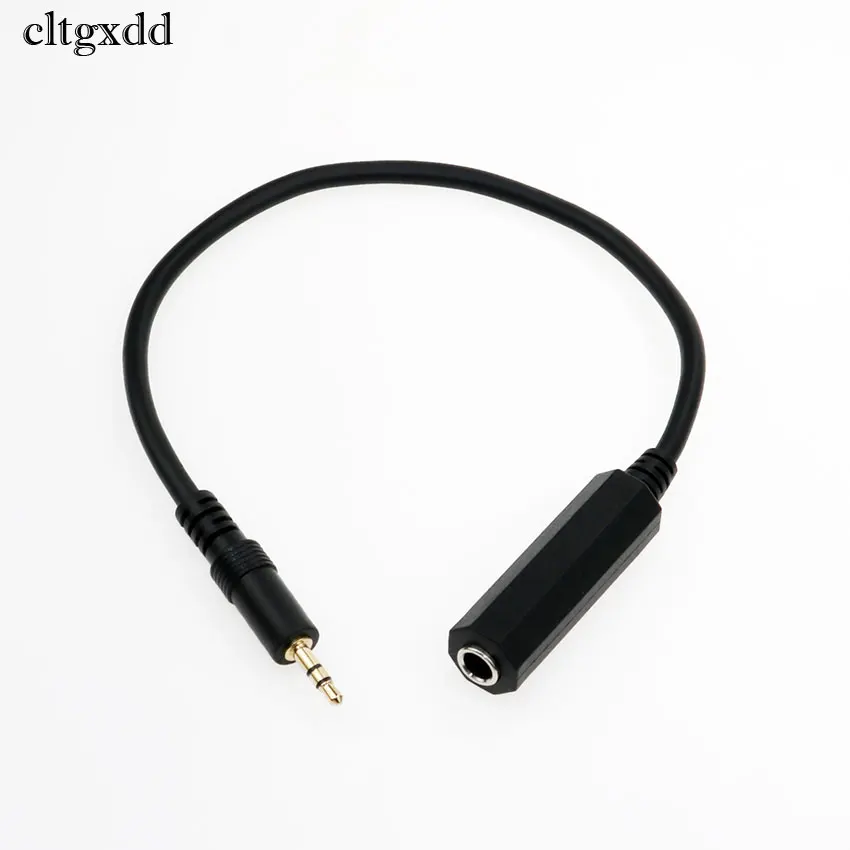 Cltgxdd 6 35 гнездовой разъем 3 5 штекер стерео Hifi микрофон аудио удлинитель 30 см