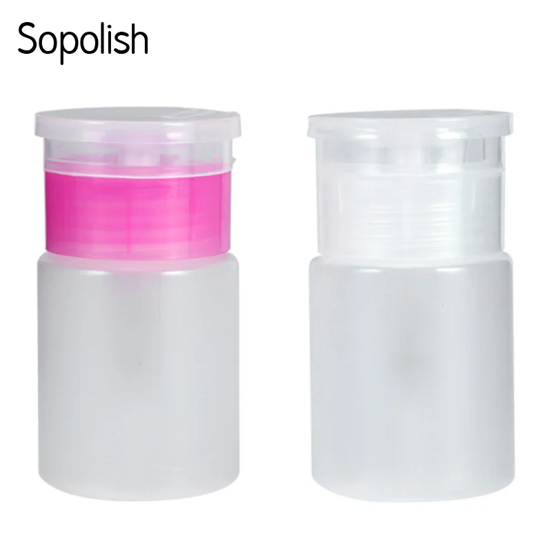 Sopolish 1 шт. пустая бутылка насос для дизайна ногтей пустой пластиковый лак