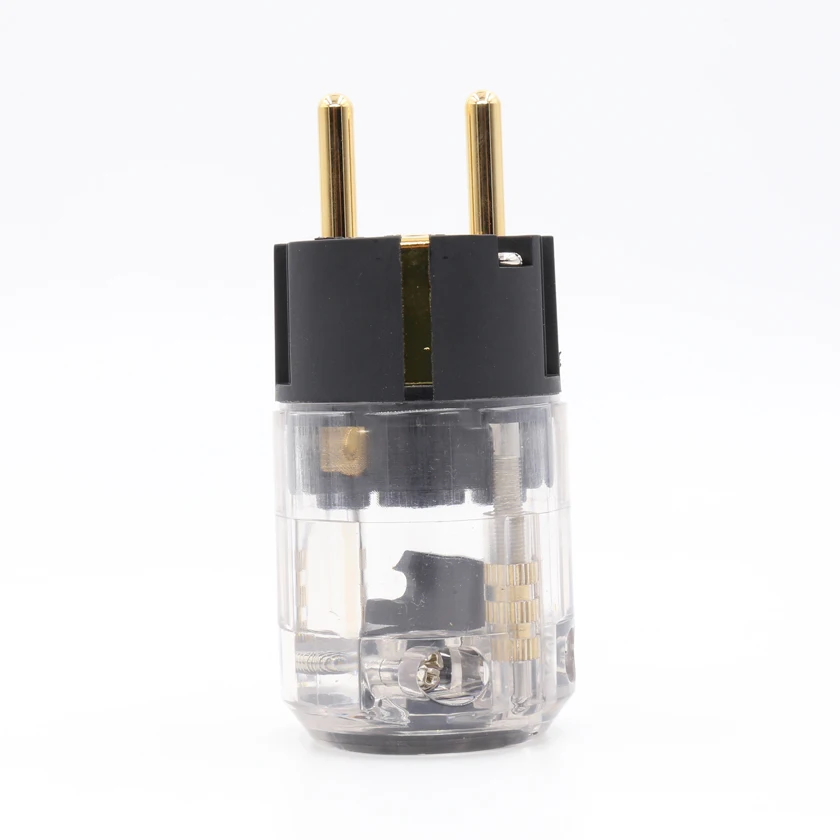 

2pieces P-029E EU version hifi power plug with hifi audio power cable