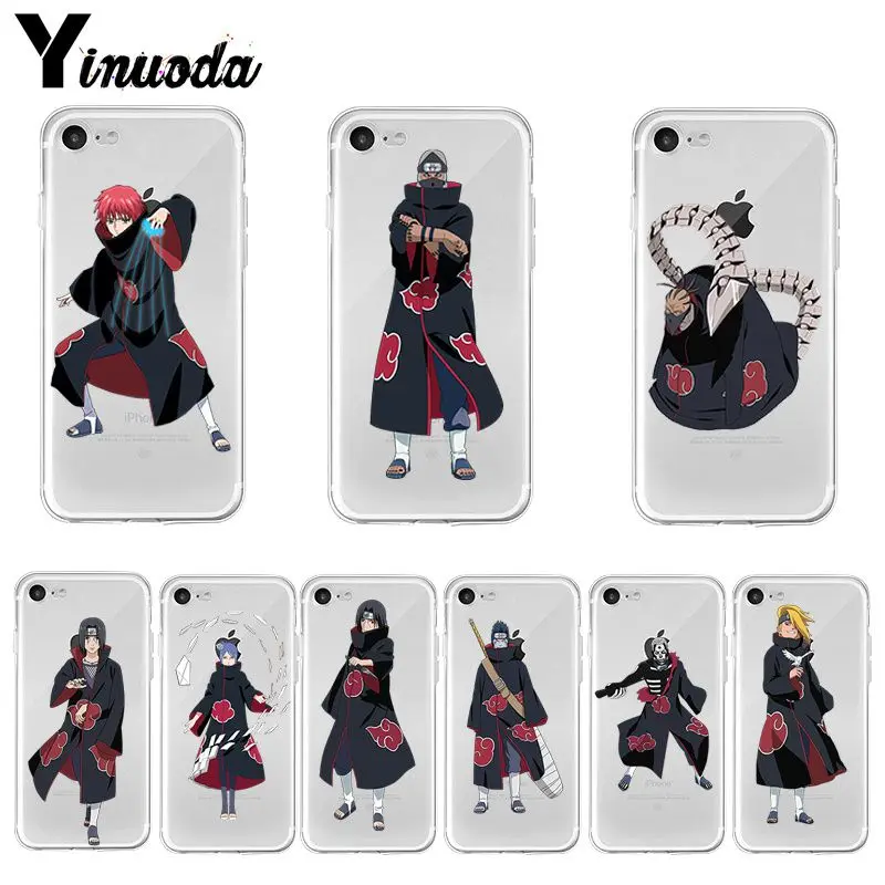 11pro MAX Naruto AKATSUKI уникальный новейший модный чехол для телефона iPhone 8 7 6 6S Plus X XS max 10 5 5S