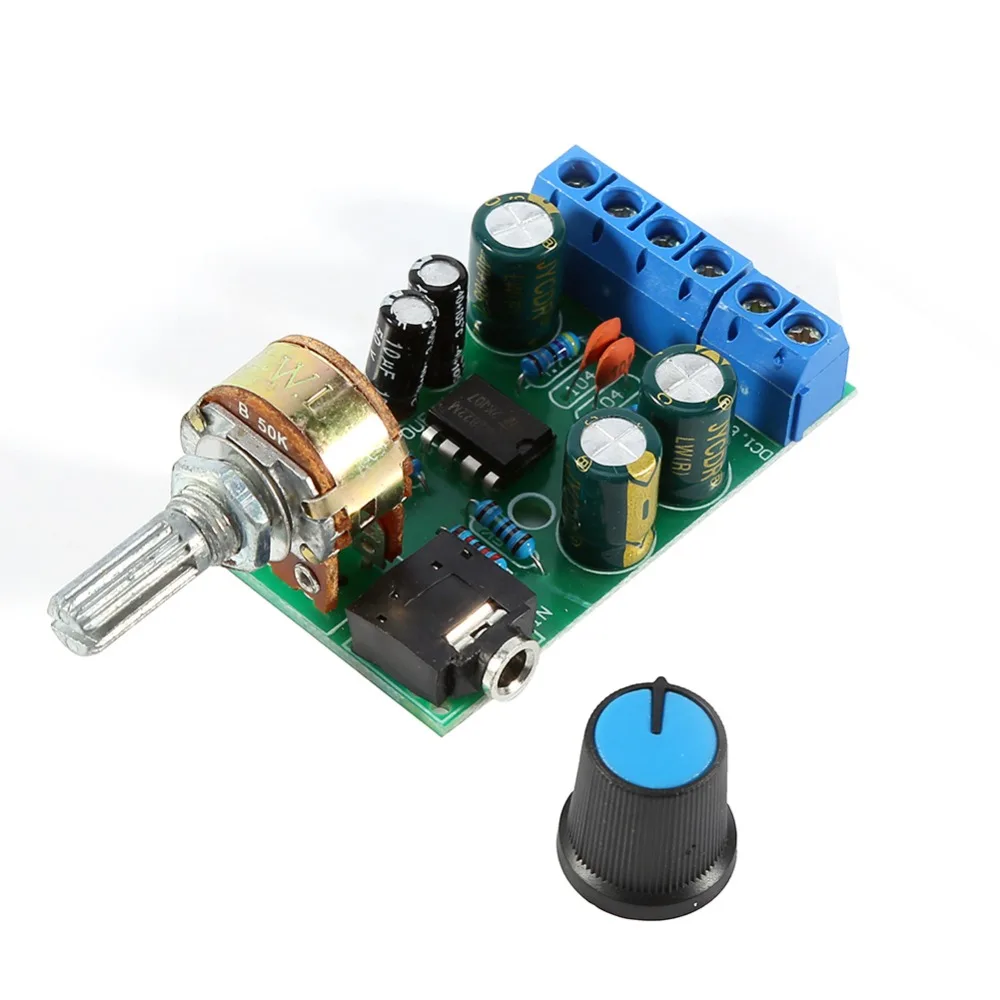 DC1.8 12V TDA2822M усилитель 2 канала стерео 3 5 мм AUX аудио плата модуль высокой мощности