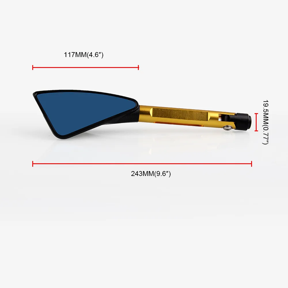 Универсальное мотоциклетное зеркало заднего вида с ЧПУ для Suzuki katana Bandit Hayabusa kawasaki