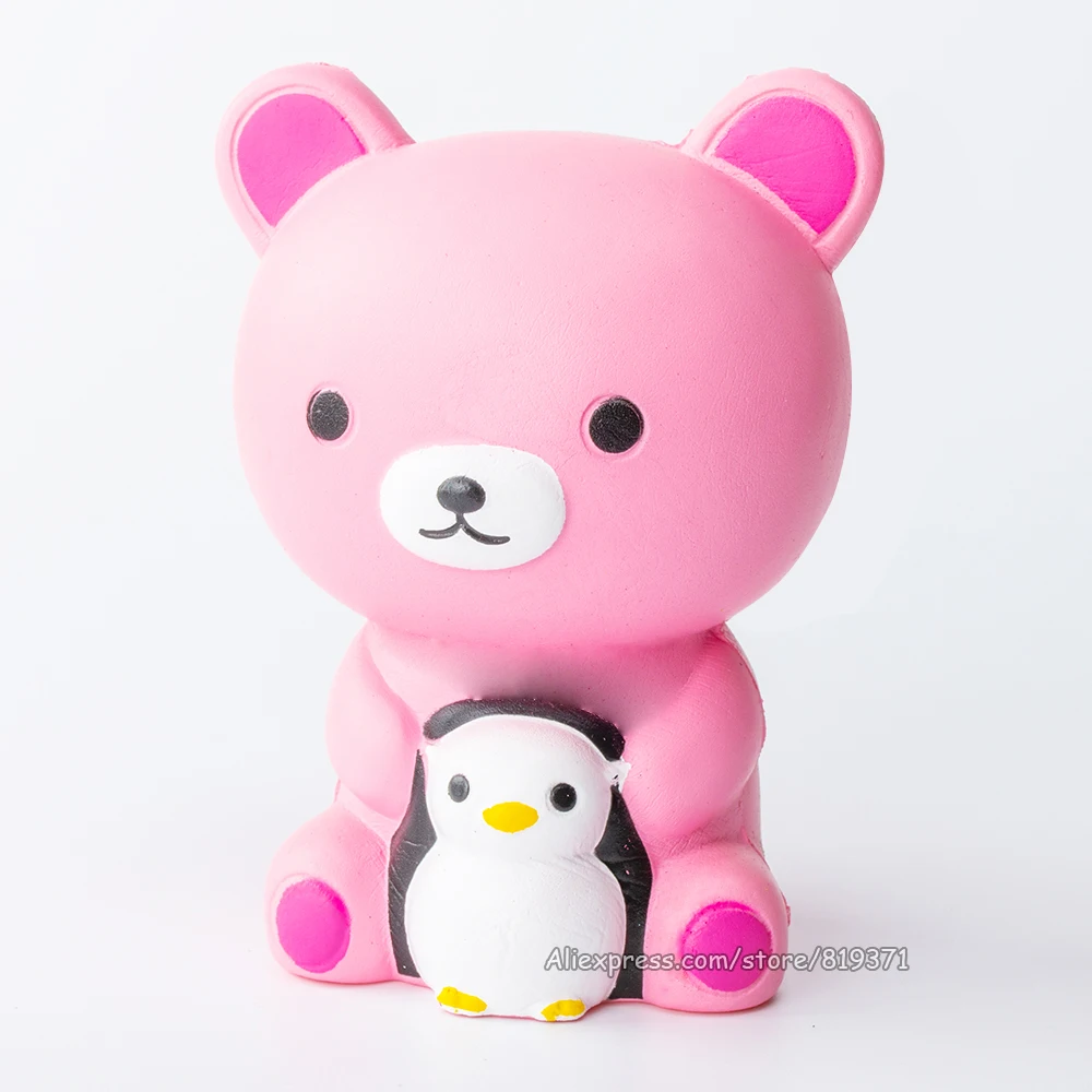 Kawaii милые Brinquedos полярный медведь Пингвин Мягкая кукла с принтом в виде героев