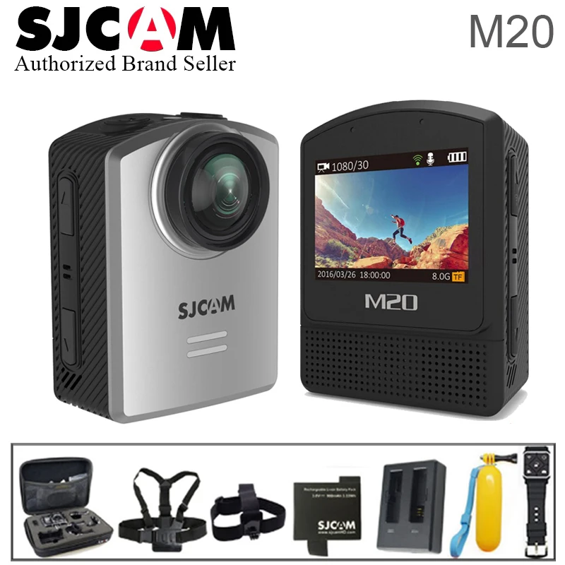 SJCAM M20/M20 Air Мини спортивная Экшн камера под водой 4K Wifi гироскоп мини видеокамера 16MP