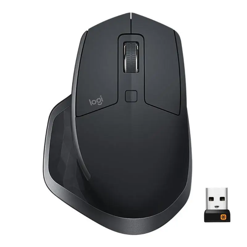 Logitech MX Master 2 S офисные Мышь 2,4 ГГц Беспроводной и Bluetooth Двойное Подключение 4000 Точек на дюйм мульти-устройство эргономичные компьютерные Мышь