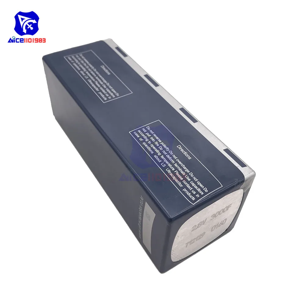 Супер конденсатор 2 8 V 3000F 161*56*56mm низкочастотный высокочастотный супер фарадный