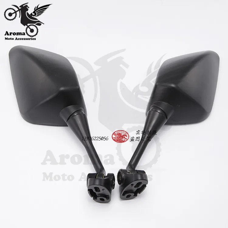 

black pro motorcycle mirror Motorbike Rearview Mirror For Honda yamaha Scooter kawasaki Side Rearview Mirror suzuki Accessories