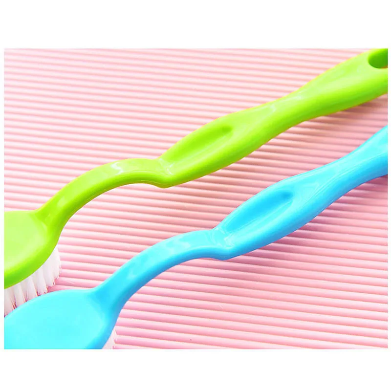 sticky clean 1Pcs Multi - Functional Double Headed Long Handle Cleaning Shoe Brush Toilet Decontamination Tool073 | Дом и сад