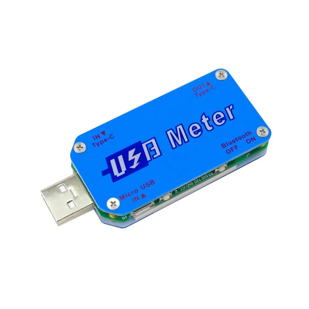 RD UM25 UM25C вольтметр usb Тестер измеритель напряжения для приложения 2 0 type C двойной