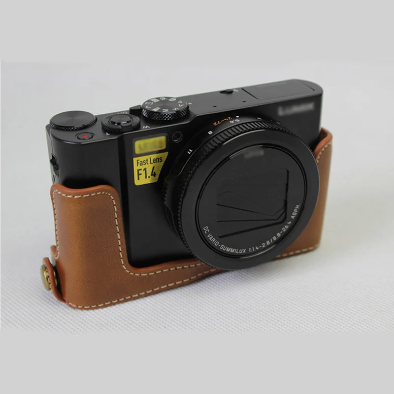 Чехол для камеры Panasonic Lumix LX10 L X10 LX15 чехол из искусственной кожи с отделением