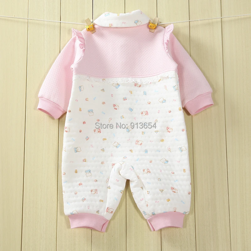 Новинка 2017 года сезон весна-осень одежда для малышей теплые комбинезоны