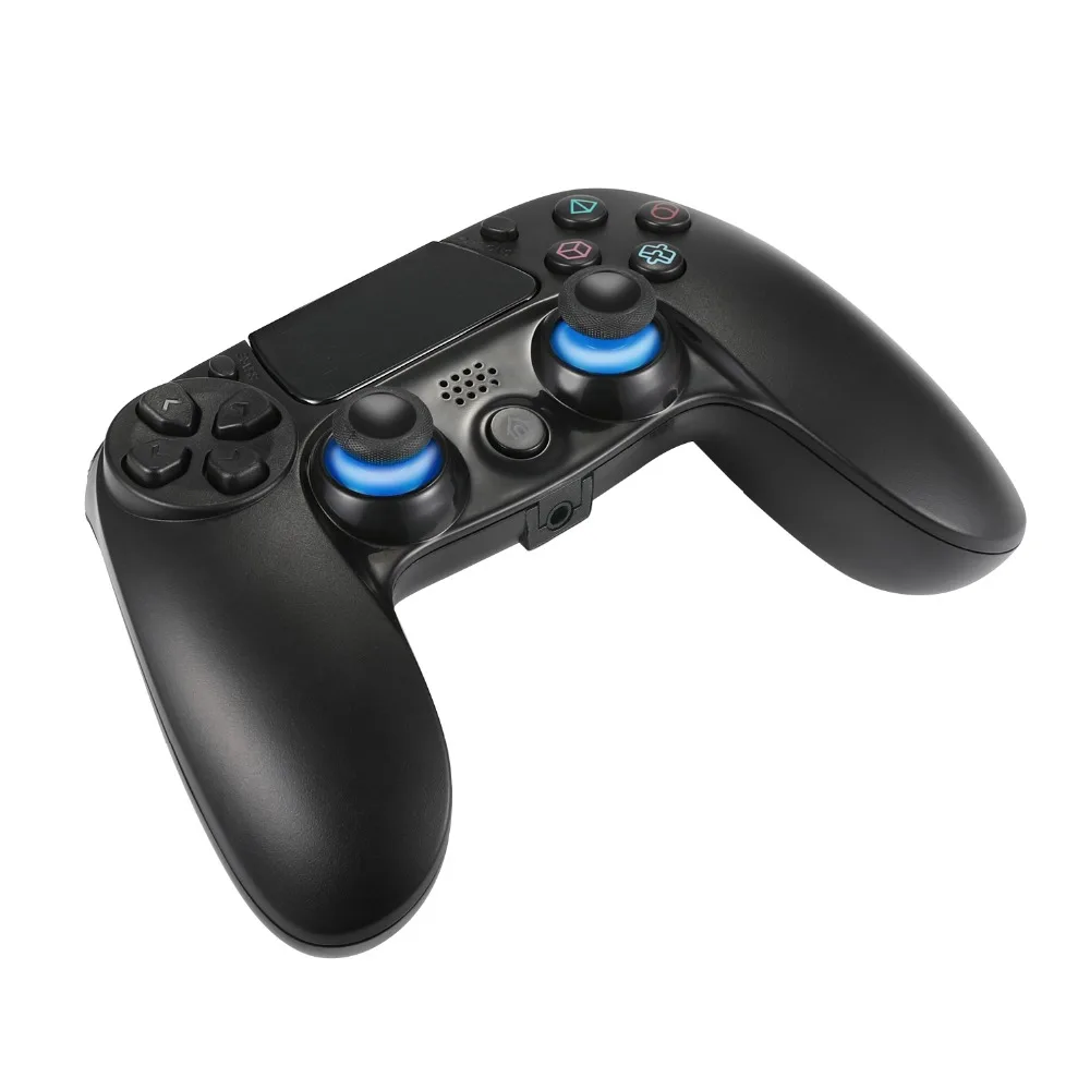 Беспроводной контроллер PS4 Двойной вибрационный беспроводной джойстик с 3 5 мм разъемом для наушников