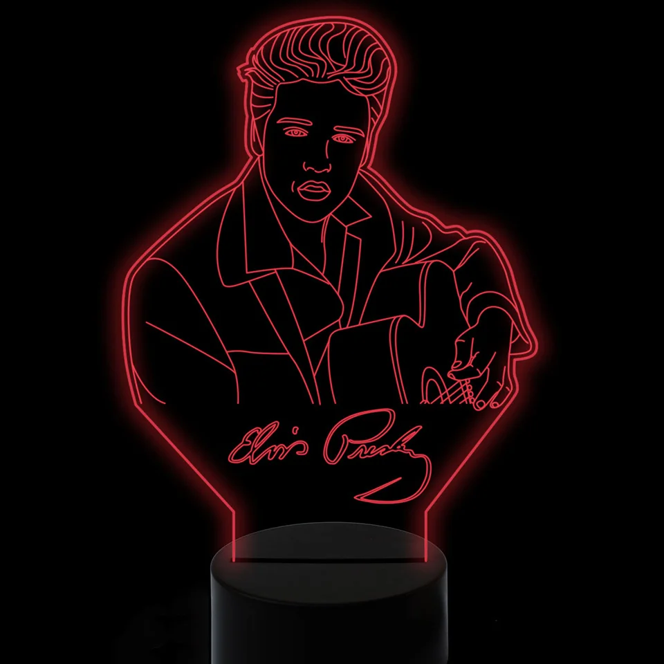 Светодиодный светильник Luminaria 3D в форме красивой певицы ночник для дома