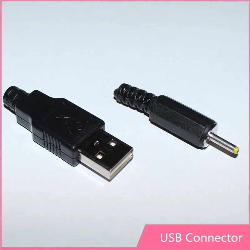2 пары штекерных разъемов USB + 5*0 7 мм Штекерный разъем питания постоянного тока для