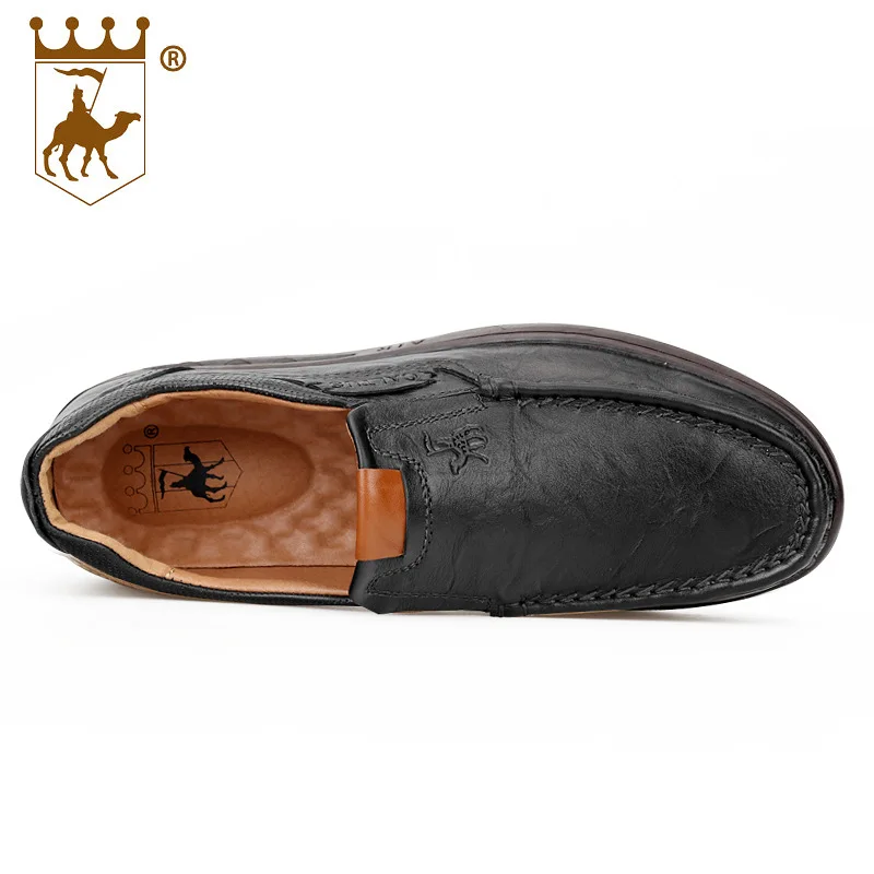 Мужская официальная обувь без шнуровки с задней версией классические уличные