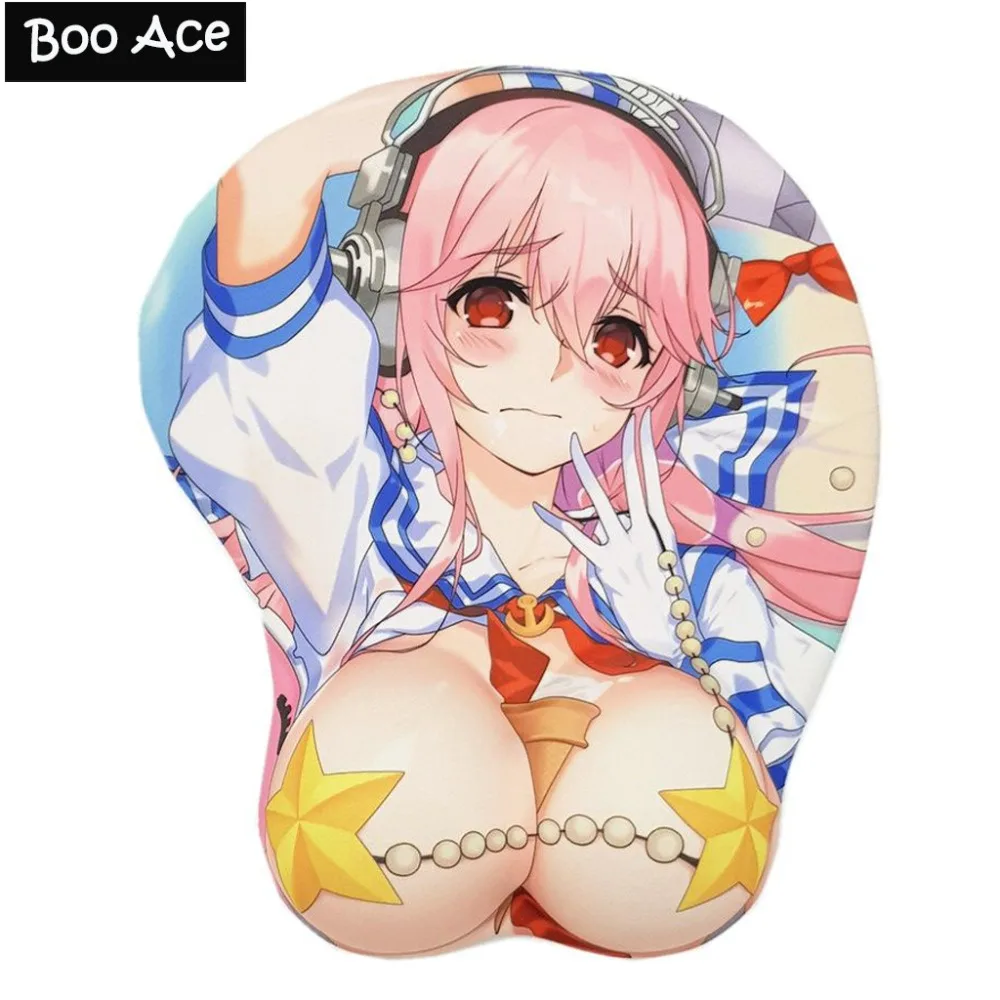 Коврик для мыши Super Sonico 3D Oppai | Компьютеры и офис