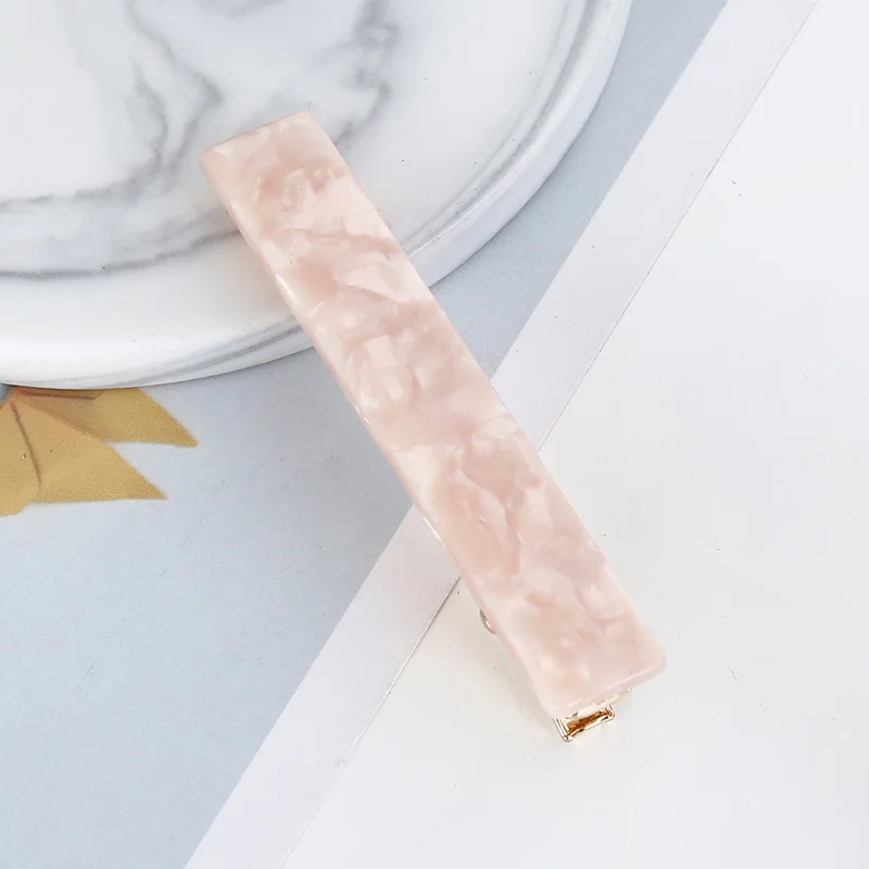 YAOLOGE 38 Style Sweet Women Girls Acrylic Geometric Rectangle Hair Clips Tin Foil Sequins Hairpins Barrettes Headbands Headwear