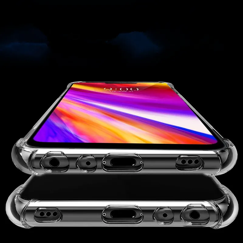 Противоударный чехол с подушкой безопасности для LG G6 G7 ThinQ Q6 Q8 K3 2017 K4 K8 K10 2018 из ТПУ