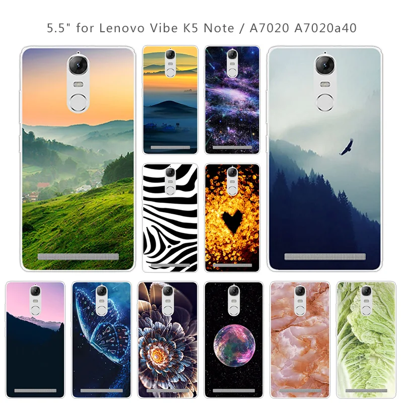 Роскошный защитный чехол для Lenovo K5 Note задняя крышка Vibe A7020 a7020 5 5-дюймовый Scenic Eagle