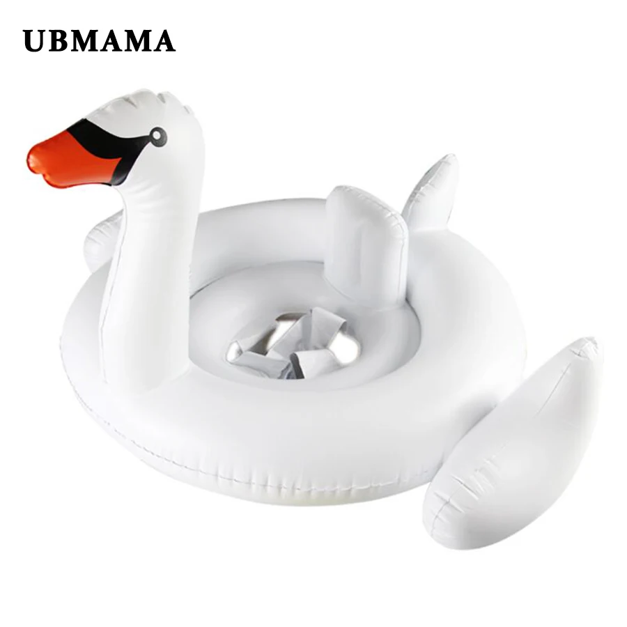 Детский розовый костюм с рисунком Фламинго плавающее сидение надувной Лебедь