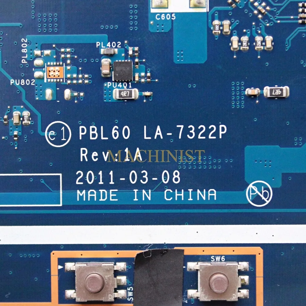 Материнская плата PBL60 для ASUS K53U X53UX53B K53B X53BY X53BR K53BY ноутбука rev:1A бесплатная