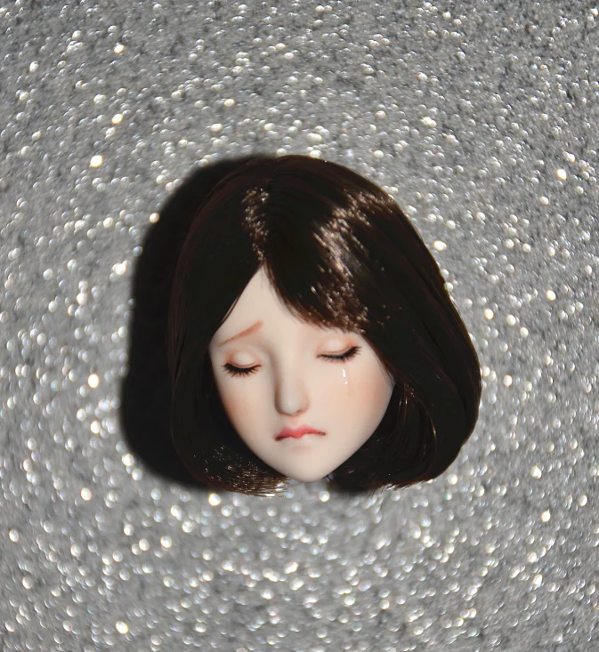 Estartek ручной Макияж по индивидуальному заказу SY28 1/6 Obitsu Angel Cry Expression Head Sculpt для Phicen