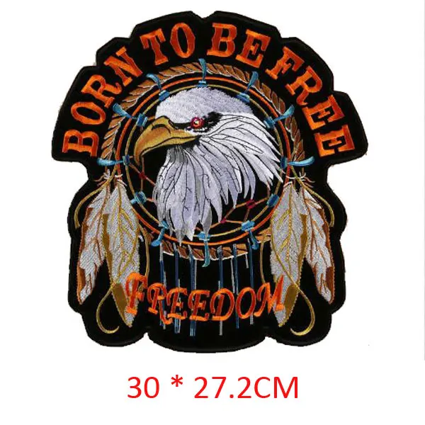 Большие термоклейкие нашивки для одежды американские классические большие